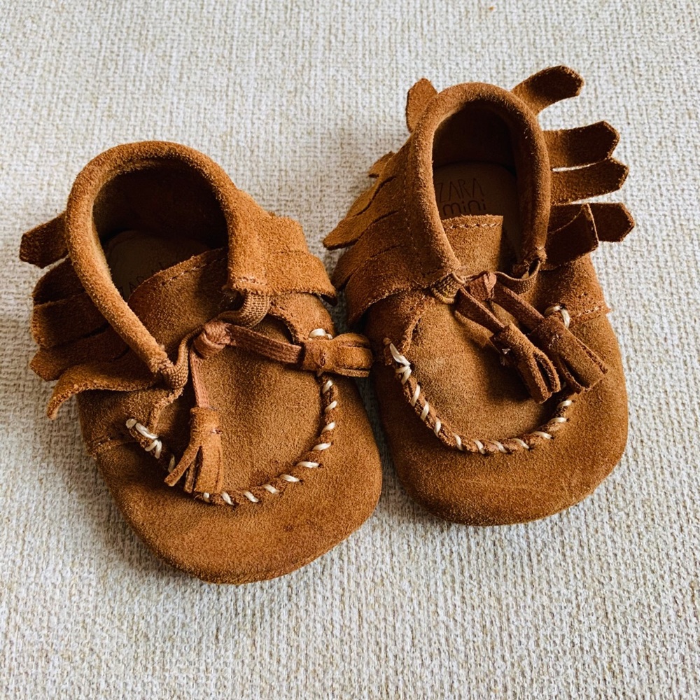 Zara Mini Baby Moccasins